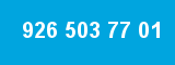 926 503 77 01